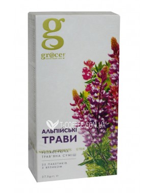 Чай GRACE! Alpine Herbs Альпийские Травы - Бестселлер 25 х 1,5 г (5060207692526) фото