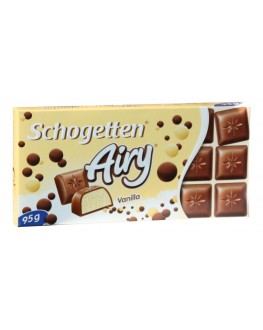 Шоколад SCHOGETTEN Airy Vanilla Молочный Пористый Ваниль 95 г (4000415017897)