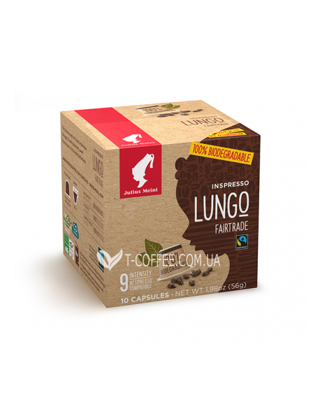 Кава JULIUS MEINL Inspresso Lungo Fairtrade в капсулах 10 x 5,6 г
