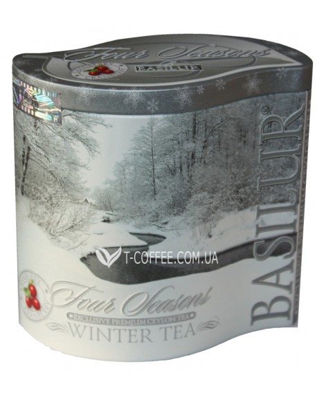 Чай BASILUR Winter Tea Зимний - Времена Года 100 г ж/б (4792252929197)