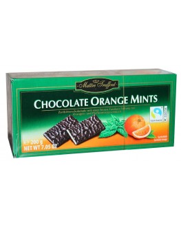 Шоколад MAITRE TRUFFOUT Chocolate Orange Mints Апельсин Мята 200 г (9002859067570)