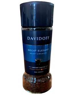 Кофе DAVIDOFF Decaf Elegant без кофеина, растворимый, 100 г, ст. б. (4061445319306)