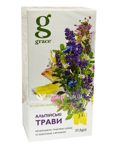 Чай GRACE! Alpine Herbs Альпийские Травы 25 х 1,5 г (5060207692526)