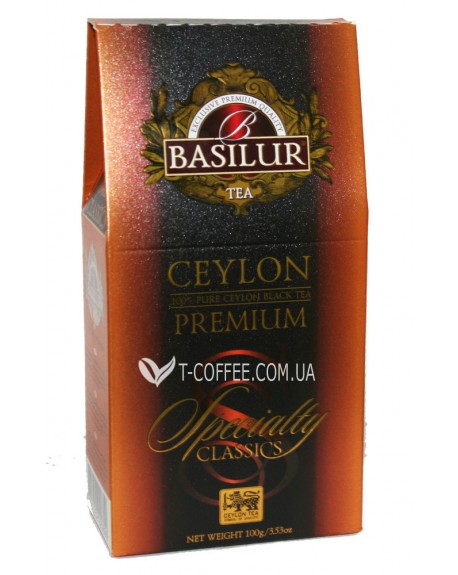 Чай BASILUR Ceylon Premium Цейлонский Премиум - Избранная Классика 100 г к/п (4792252920699)