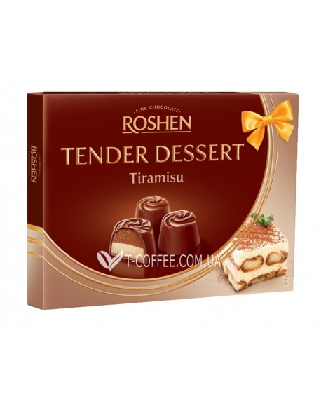Конфеты ROSHEN Tender Dessert Tiramisu Тирамису 120 г в коробке