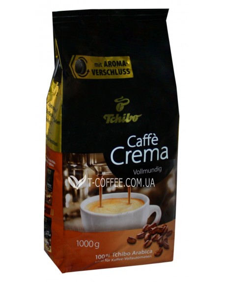 Кофе TCHIBO Caffe Crema Vollmundig зерновой 1 кг (4046234158939)