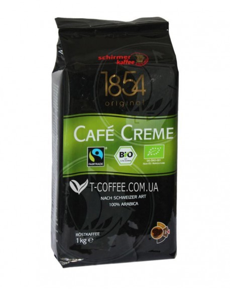Кофе SCHIRMER Cafe Creme Bio зерновой 1 кг (4007611158171)