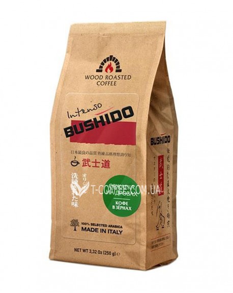 Кофе BUSHIDO Intenso зерновой 250 г (5060367340039)