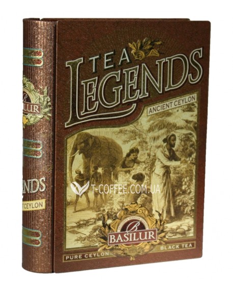 Чай BASILUR Ancient Ceylon Древний Цейлон - Чайные Легенды 100 г ж/б (4792252923966)