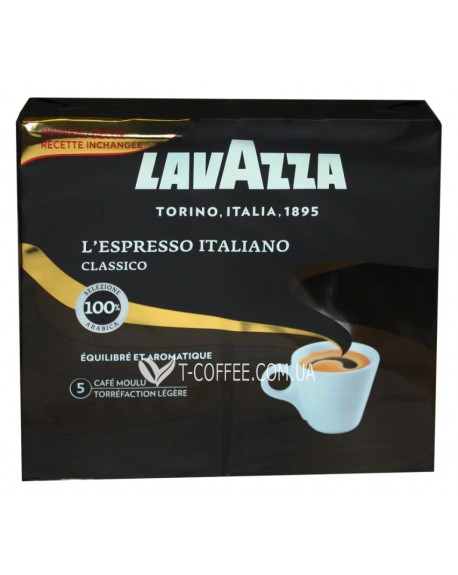 Кофе LAVAZZA L'Espresso Italiano Classico молотый 2 x 250 г (8000070012882)