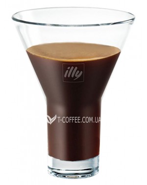 Стакан illy Freddo стеклянный для латте, капучино фото