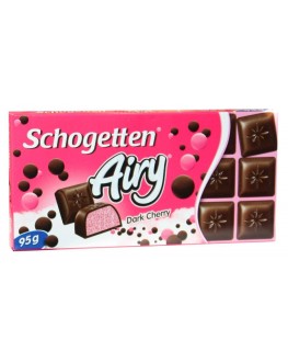 Шоколад SCHOGETTEN Airy Dark Cherry Темный Пористый Вишня 95 г (4000415017996)