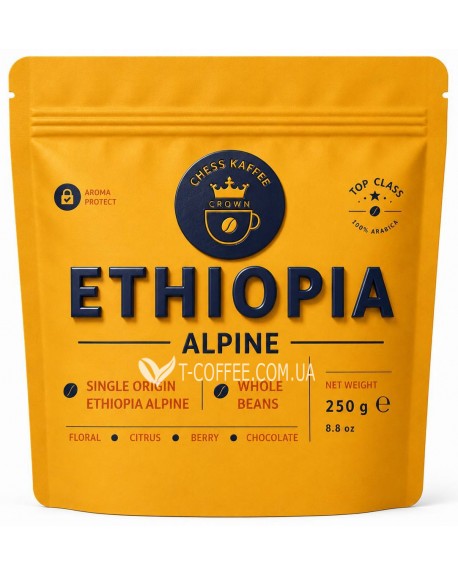 Кофе Chess Kaffee Top Class Ethiopia Alpine в зернах 250 г (4003658241678)
