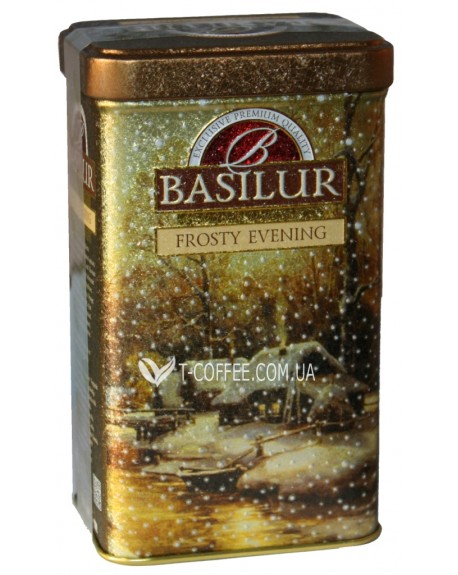 Чай BASILUR Frosty Evening Морозный Вечер - Морозная 85 г ж/б (4792252932050)