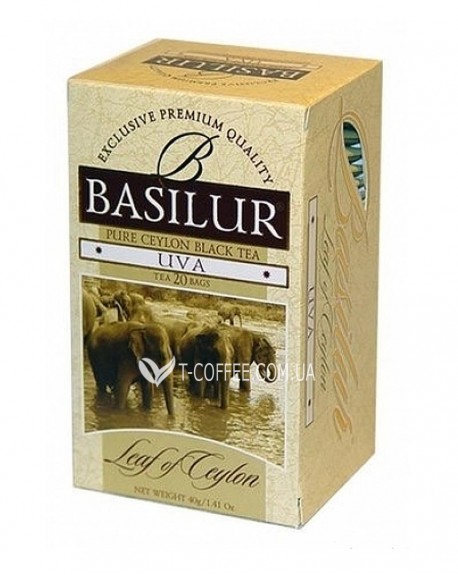 Чай BASILUR Uva Ува - Лист Цейлона 25 х 2 г (4792252917248)