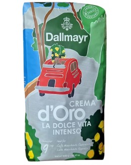 Кава DALLMAYR Crema d'Oro La Dolce Vita Intenso зернова 1 кг (4008167002758)