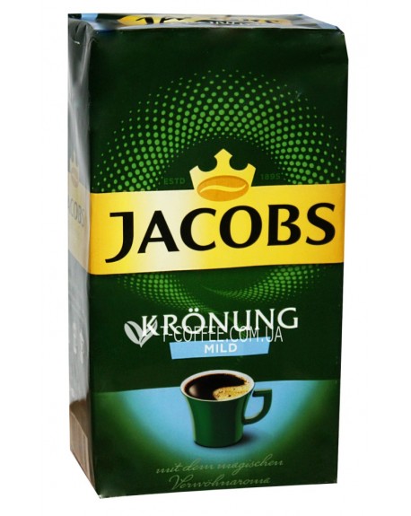 Кофе JACOBS Kronung Mild молотый 500 г (4000508002830)