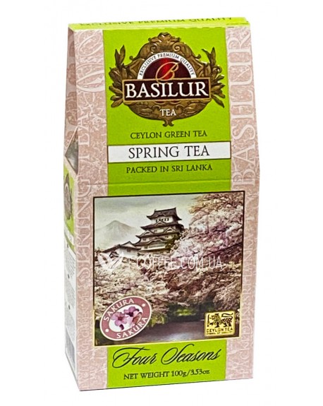 Чай BASILUR Spring Tea Весенний - Времена Года 100 г к/п (4792252915510)