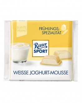 Шоколад RITTER SPORT Weisse Joghurt Mousse Белый Йогуртовый Мусс 100 г