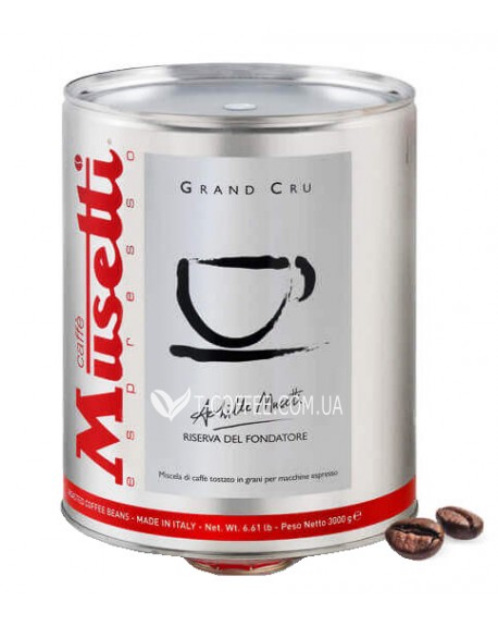 Кофе MUSETTI Grand Cru зерновой 3 кг ж/б