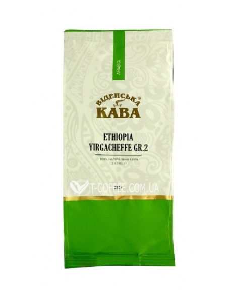 Кофе ВІДЕНСЬКА КАВА Арабика Эфиопия Иргачоф Gr.2 зерновой 250 г