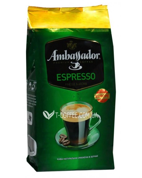 Кофе AMBASSADOR Espresso зерновой 1 кг (8719325127409)