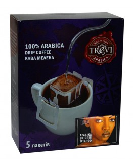 Кофе TREVI Арабика Эфиопия Иргачов 5 х 8 г дрип-пакет (4820140050996)