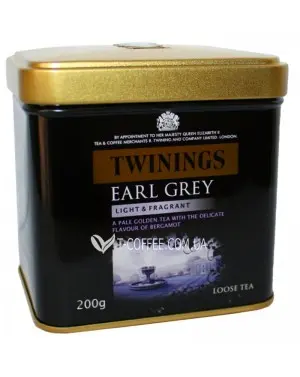 Чай TWININGS Earl Grey Эрл Грей 200 г ж/б (070177247454) купить в