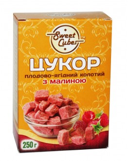 Сахар SWEET CUBES колотый кусковой с малиной 250 г (4820191970045)