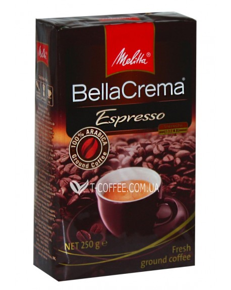 Кофе MELITTA Bella Crema Espresso молотый 250 г (4002720004371)