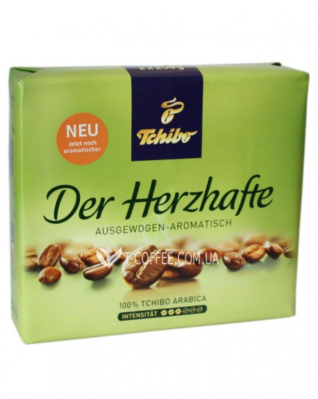Кофе TCHIBO Herzhaft Mild Мягкое Сердце молотый 2 х 250 г (4006067945083)