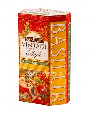 Чай BASILUR New Year's Gift Новорічний Подарунок - Вінтаж 100 г ж/б (4792252935273) зображення