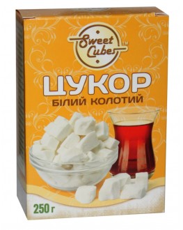Сахар SWEET CUBES белый колотый кусковой 250 г (4820191970083)