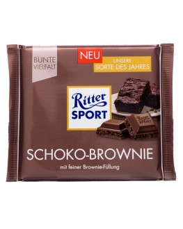 Шоколад RITTER SPORT Schoko-Brownie Молочный Шоколадный Брауни 100 г