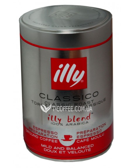 Кофе ILLY Classico молотый 250 г ж/б (8003753900438)