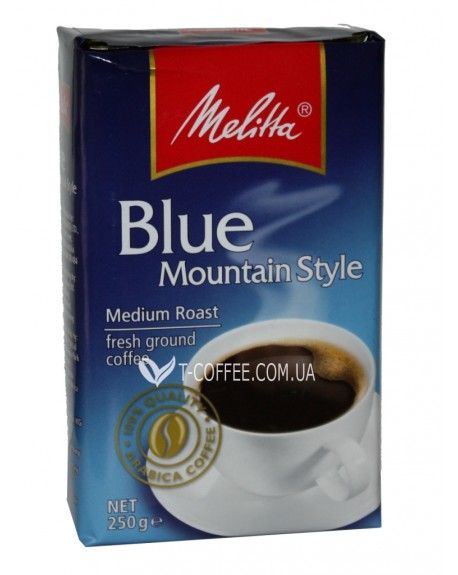 Кофе MELITTA Blue Mountain Style молотый 250 г (4024472172733)