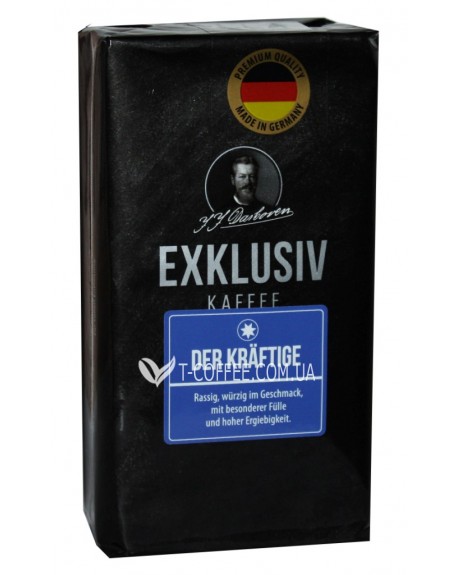 Кофе JJ DARBOVEN Exklusiv Kaffee der Krаftige молотый 250 г (4006581019543)