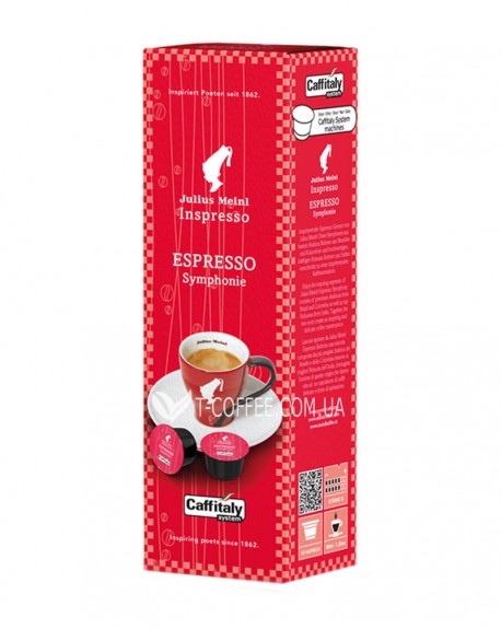 Кофе JULIUS MEINL Inspresso Espresso Simphonie в капсулах 10 х 8 г (9000403822293)