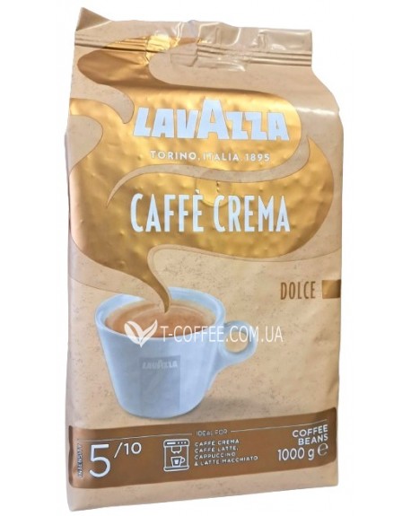 Кофе LAVAZZA Caffe Crema Dolce зерновой 1 кг (8000070027435)