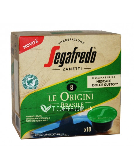 Кофе SEGAFREDO Dolce Gusto Le Origini Brasile в капсулах 10 х 7,5 г (8003410248231)