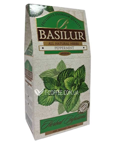 Чай BASILUR Peppermint Перечная Мята - Травяные Сборы 30 г к/п (4792252924574)