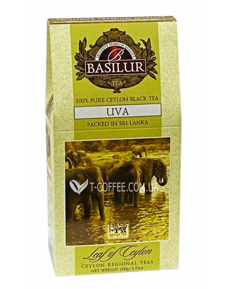 Чай BASILUR Uva Ува - Лист Цейлона 100 г к/п (4792252100060)