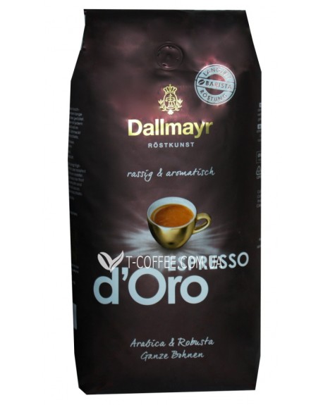 Кофе DALLMAYR Espresso d'Oro зерновой 1 кг (4008167154679)