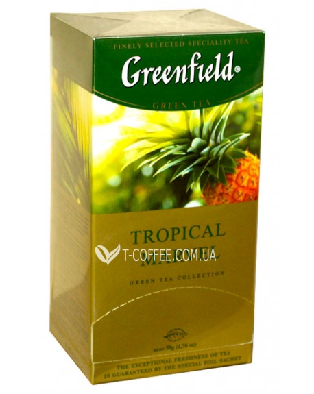 Чай GREENFIELD Tropical Marvel Ананас 25 х 2 г (4823096803937)