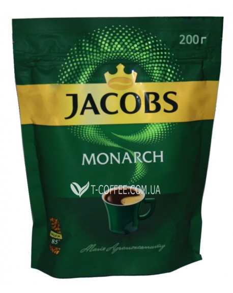 Кава JACOBS Monarch розчинна 200 г економ. пак. (4820206290120)