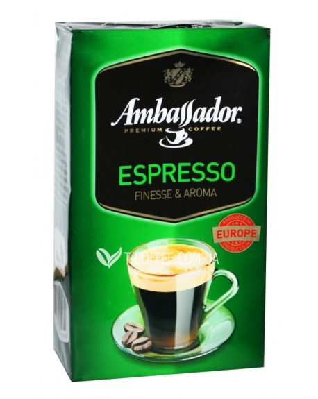 Кава AMBASSADOR Espresso мелена 250 г (8719325127126)