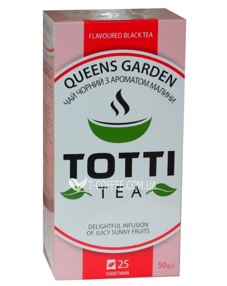 Чай TOTTI Queens Garden Королевский Сад 25 x 2 г (8719189233261)