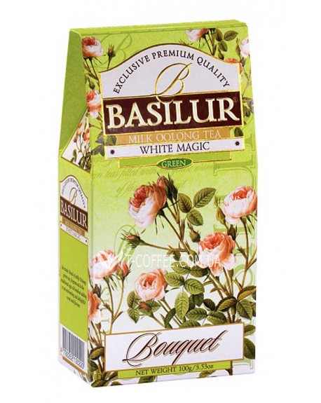 Чай BASILUR White Magic Белое Волшебство - Букет 100 г к/п (4792252100220)