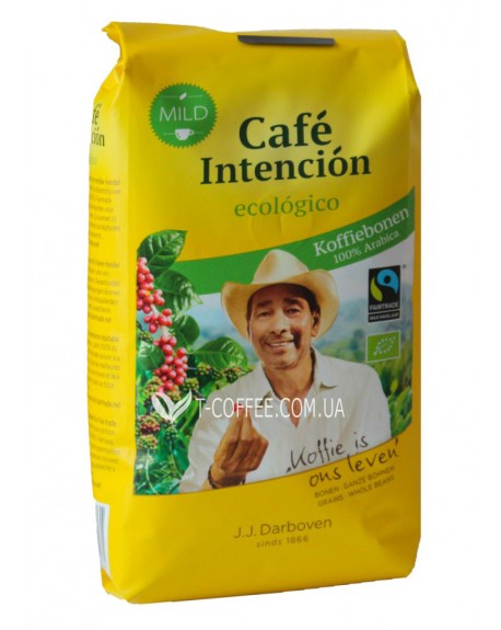 Кофе JJ DARBOVEN Cafe Intencion Ecologico Mild 100% Arabica зерновой 500 г (4006581020761)