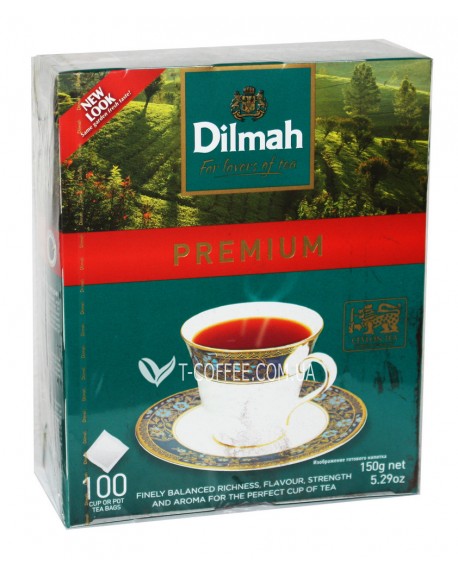 Чай DILMAH Premium Премиум 100 x 1,5 г (931263122657)